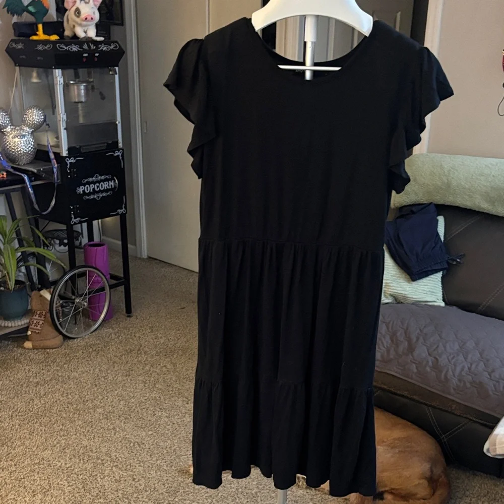 Elegant Black Woman’s Dress